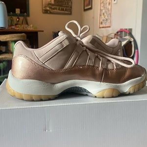 Rose Gold Jordan 11 Retro